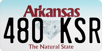 AR license plate 480KSR