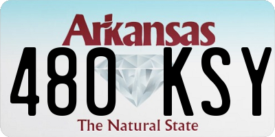 AR license plate 480KSY