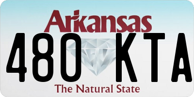 AR license plate 480KTA