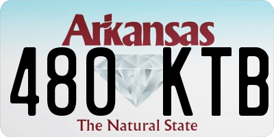 AR license plate 480KTB