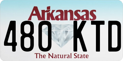 AR license plate 480KTD