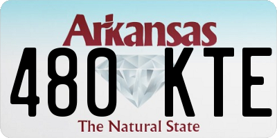 AR license plate 480KTE