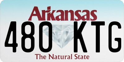 AR license plate 480KTG