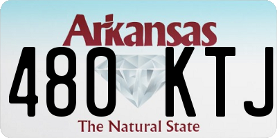 AR license plate 480KTJ