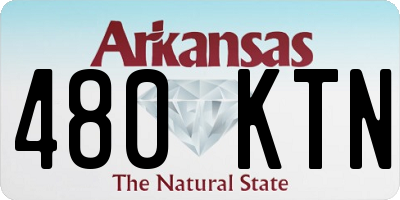 AR license plate 480KTN