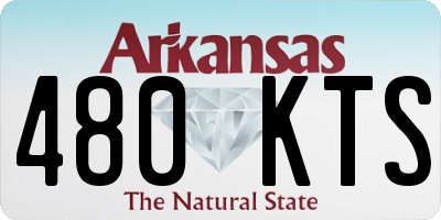 AR license plate 480KTS