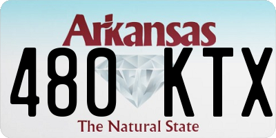 AR license plate 480KTX