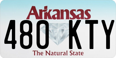 AR license plate 480KTY