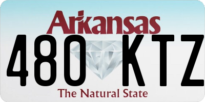 AR license plate 480KTZ