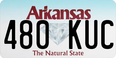 AR license plate 480KUC
