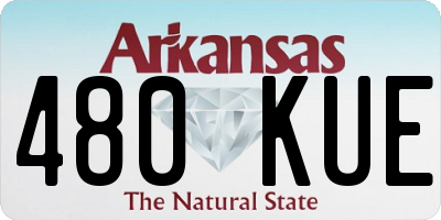 AR license plate 480KUE