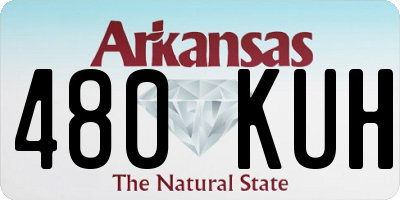 AR license plate 480KUH