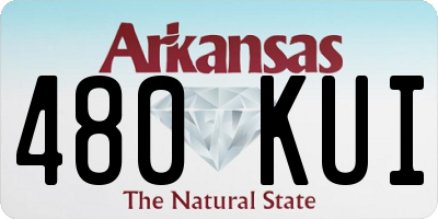 AR license plate 480KUI