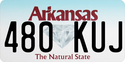 AR license plate 480KUJ