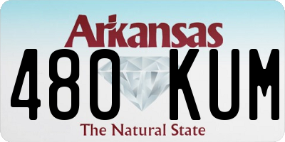 AR license plate 480KUM