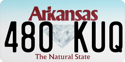 AR license plate 480KUQ