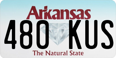 AR license plate 480KUS