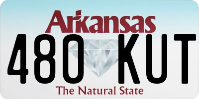 AR license plate 480KUT