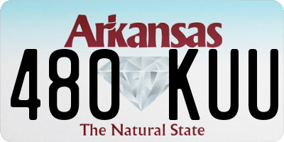 AR license plate 480KUU