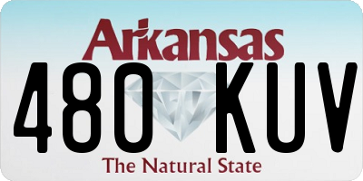 AR license plate 480KUV