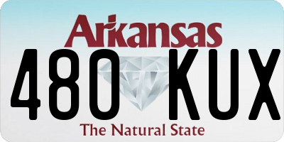 AR license plate 480KUX