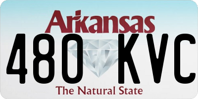 AR license plate 480KVC