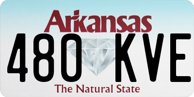 AR license plate 480KVE