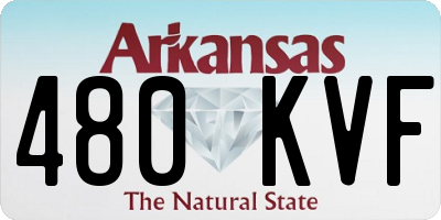 AR license plate 480KVF