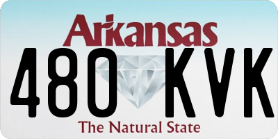 AR license plate 480KVK