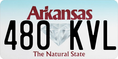 AR license plate 480KVL