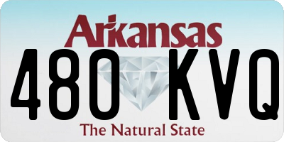 AR license plate 480KVQ