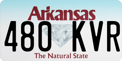 AR license plate 480KVR
