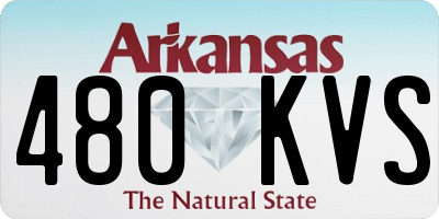 AR license plate 480KVS