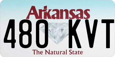 AR license plate 480KVT