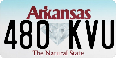 AR license plate 480KVU
