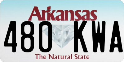 AR license plate 480KWA