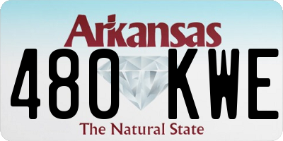 AR license plate 480KWE