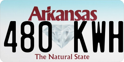 AR license plate 480KWH