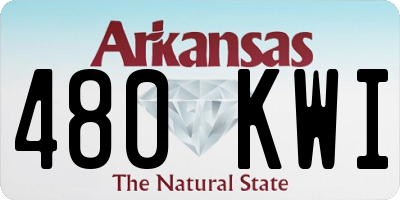 AR license plate 480KWI
