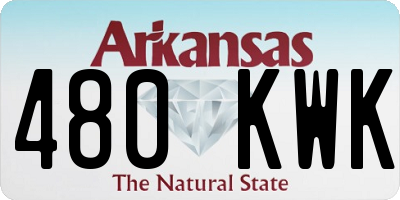 AR license plate 480KWK