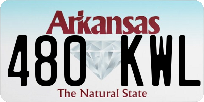 AR license plate 480KWL