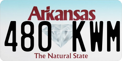 AR license plate 480KWM