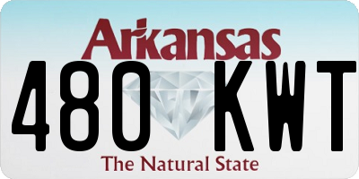 AR license plate 480KWT
