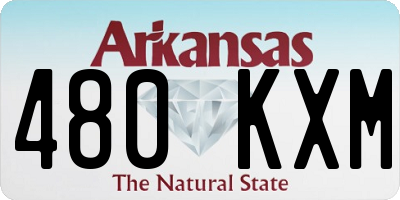 AR license plate 480KXM