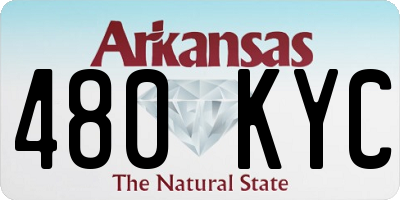 AR license plate 480KYC