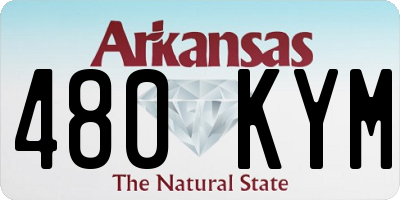 AR license plate 480KYM