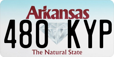 AR license plate 480KYP