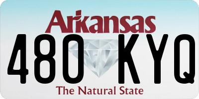 AR license plate 480KYQ