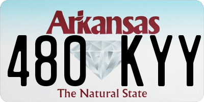 AR license plate 480KYY