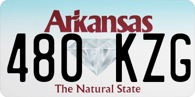 AR license plate 480KZG
